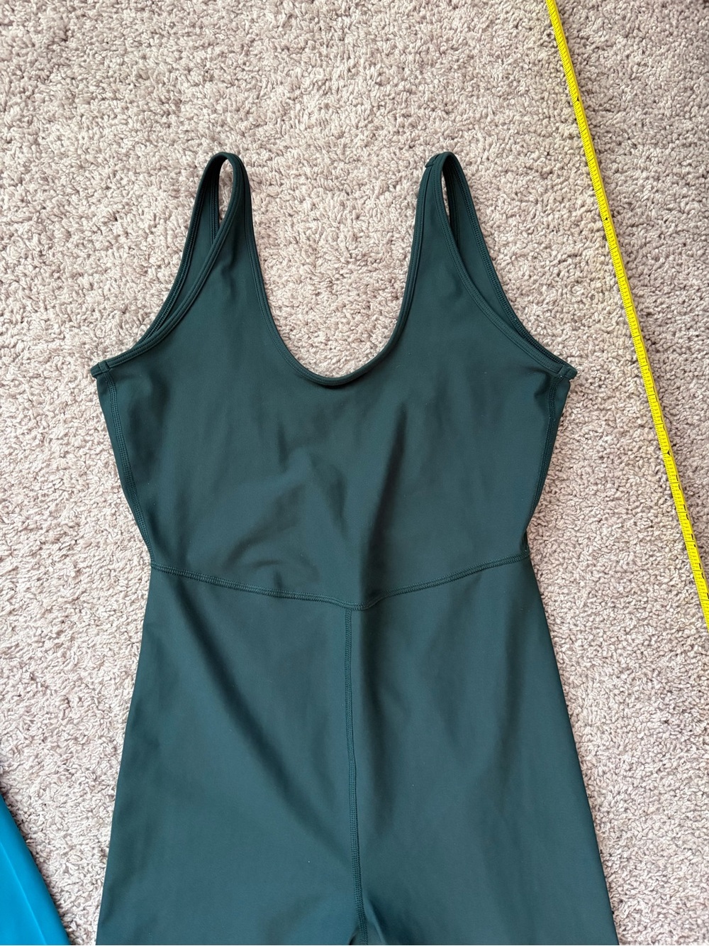 JoyLab Teal Active Tank Jumpsuit - Picture 6 of 11